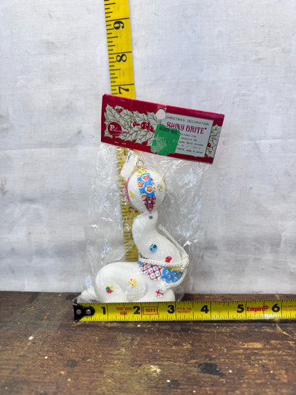 NOS Vintage Shiny Brite Japan Seal Ornament #1677