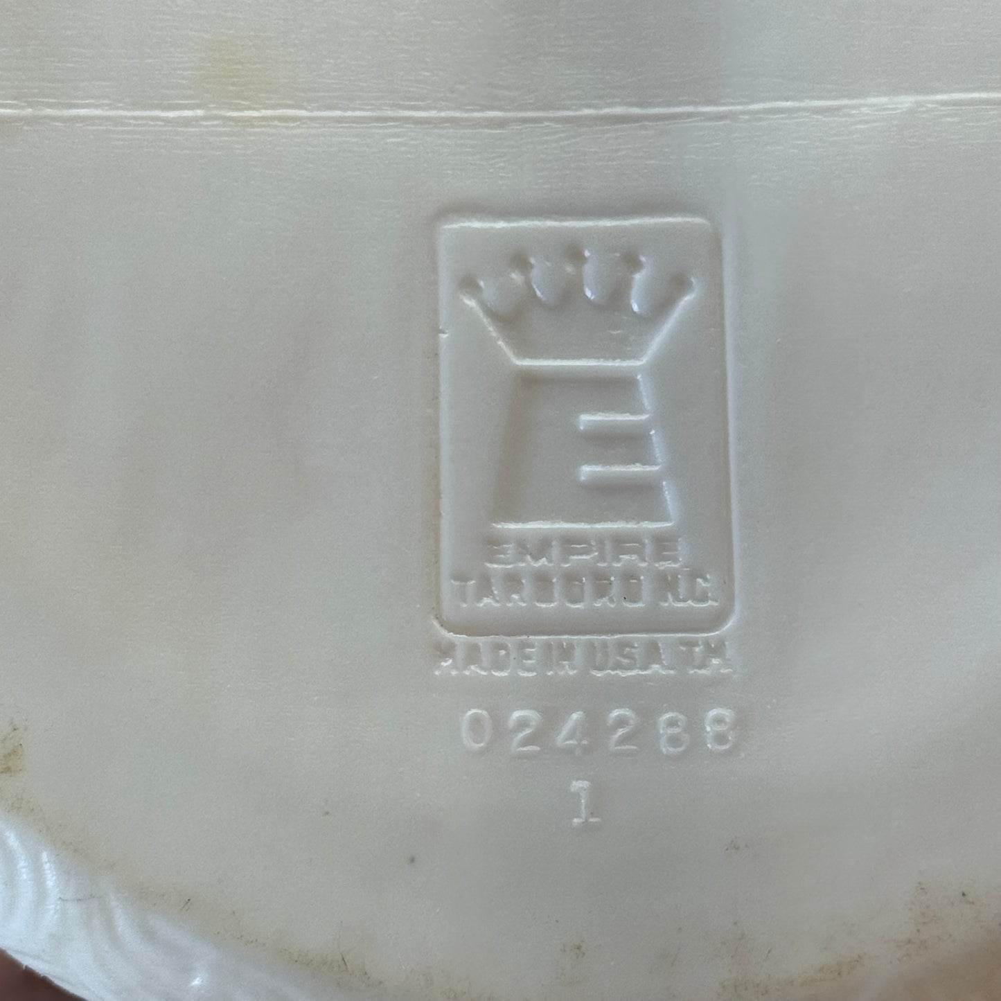 Empire Santa Cookie Jar Blow Mold Vintage #2057