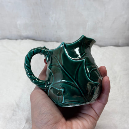 Lefton Christmas Holly Berry Vintage Creamer #2061