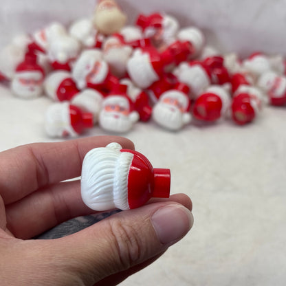 47 Santa Christmas Light Covers Vintage Plastic #2109