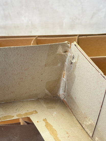 Fantasia Christmas Ornament Box Empty Vintage #1929