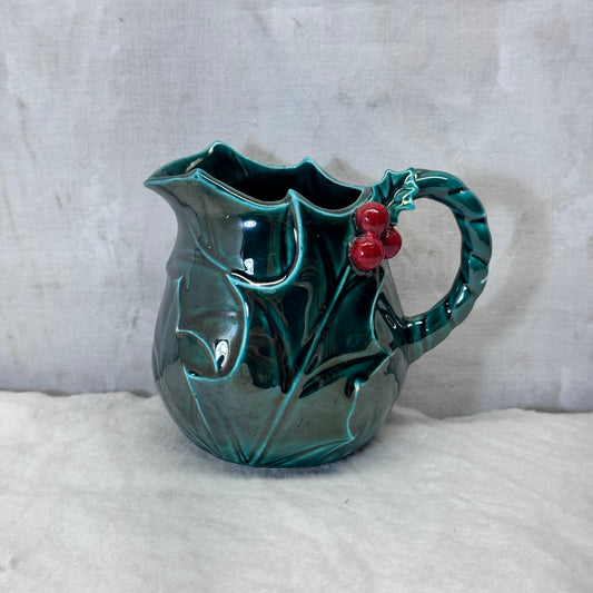 Lefton Christmas Holly Berry Vintage Creamer #2061