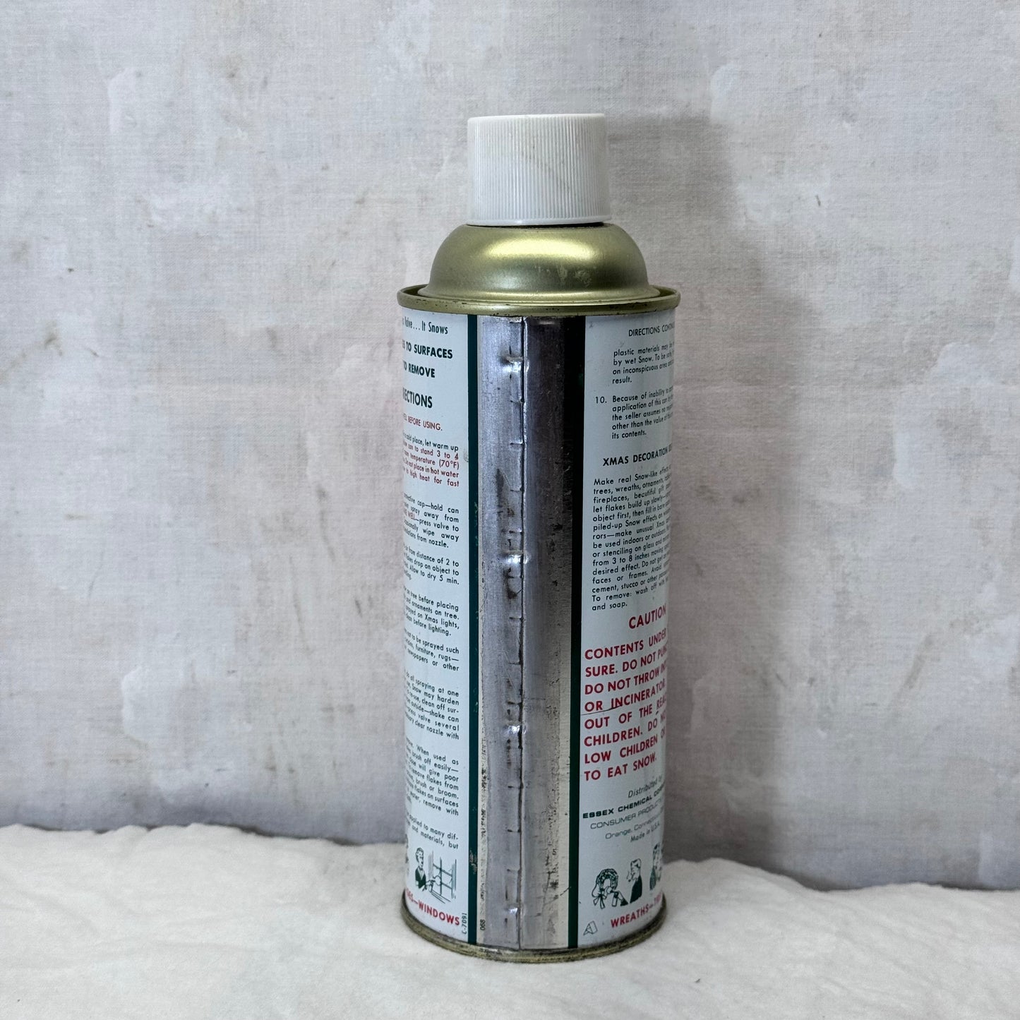 Bliz Spray Snow Vintage Can  Christmas #2062