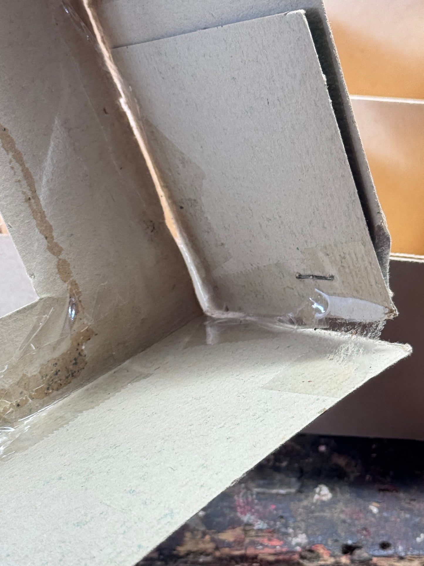 Fantasia Christmas Ornament Box Empty Vintage #1929