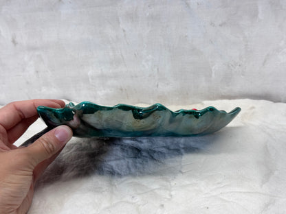 Vintage Lefton Japan Holly Berry Christmas Tray #1745