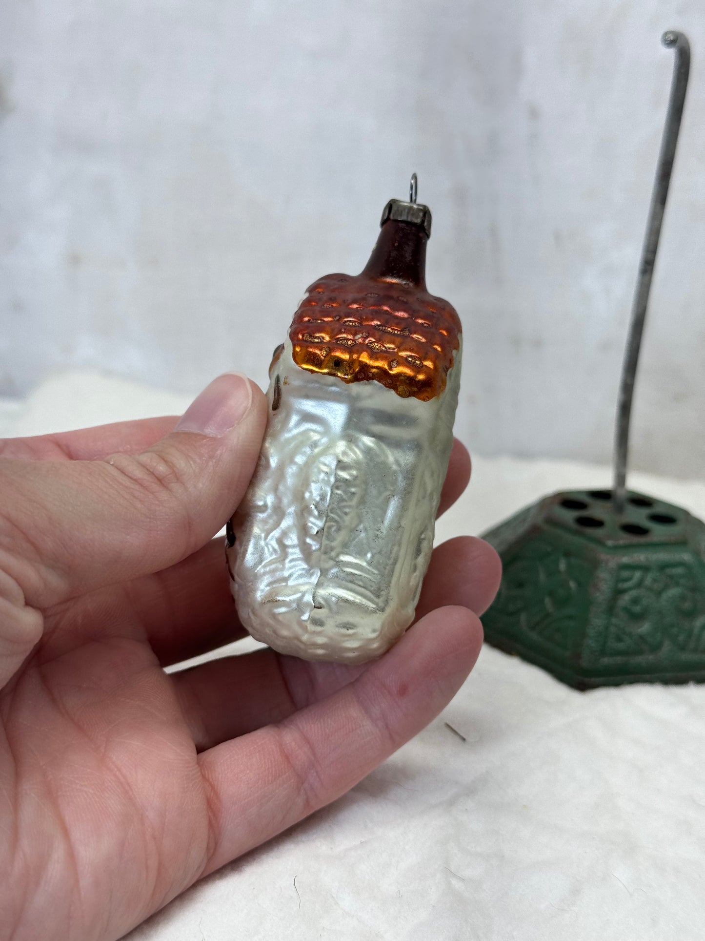 Vintage Antique German Christmas Ornament Cuckoo Clock #1796