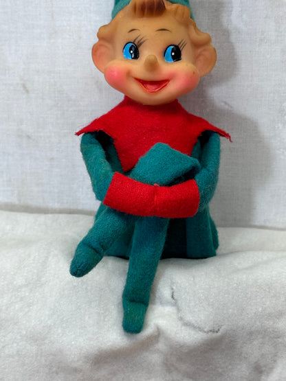 Japan Green Knee Hugger Elf Vintage #1709
