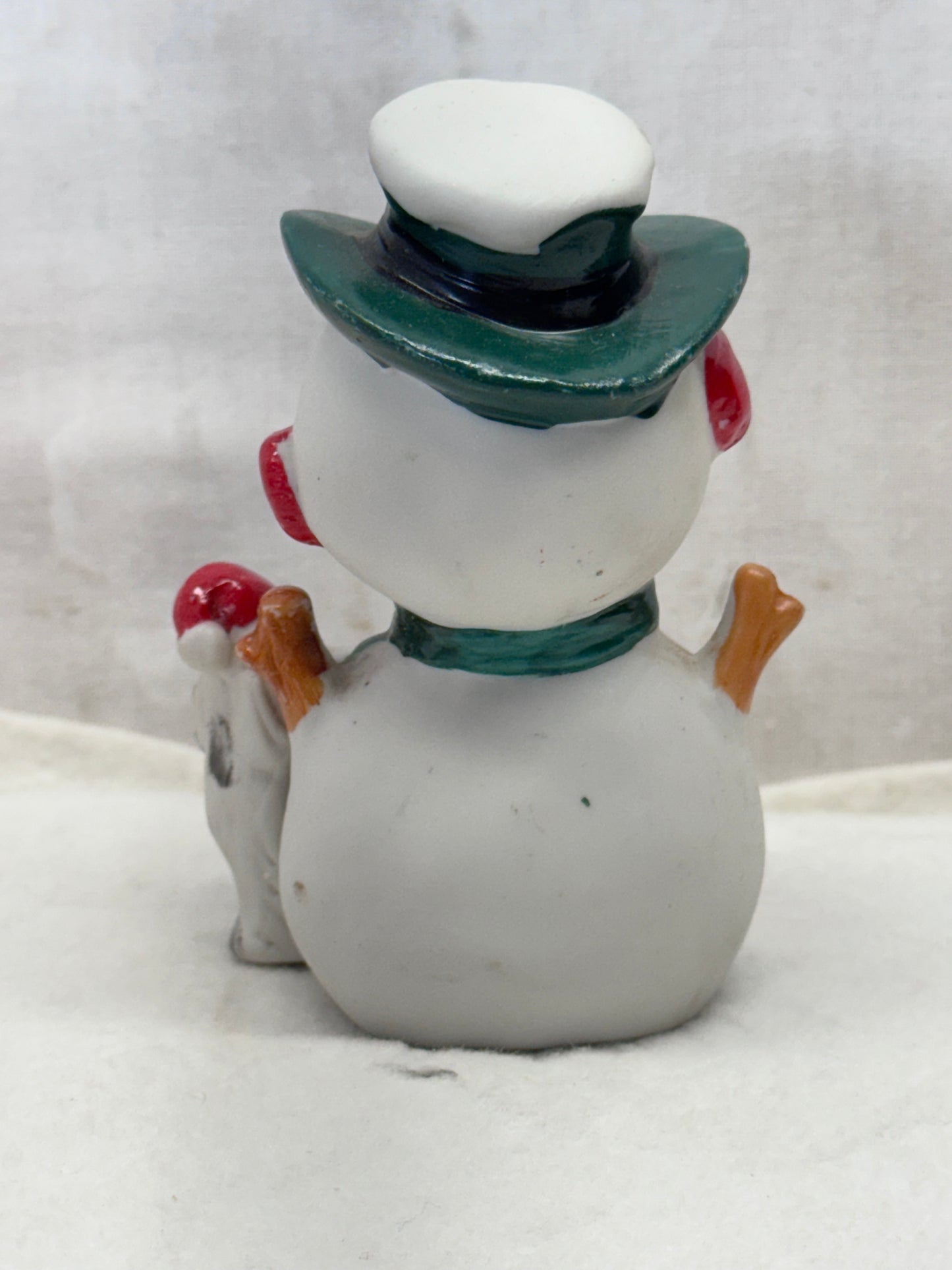 Enesco Christmas Snowman Figurine Vintage #2002