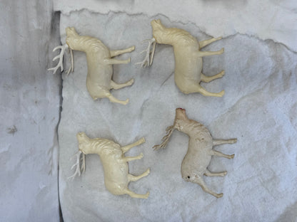Celluloid Reindeer Bundle of 12 Flawed #2006