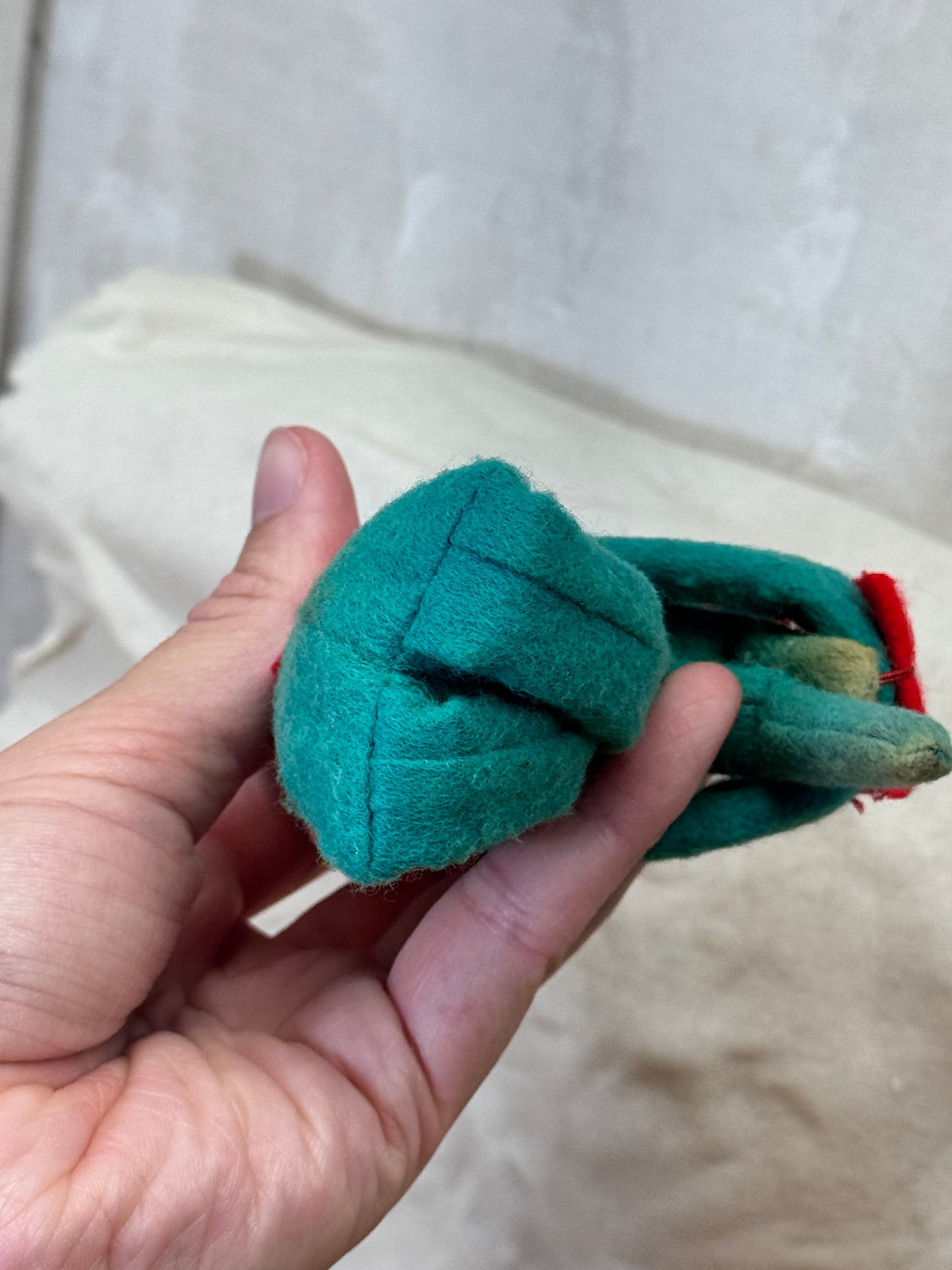 Japan Green Knee Hugger Elf Vintage #1710