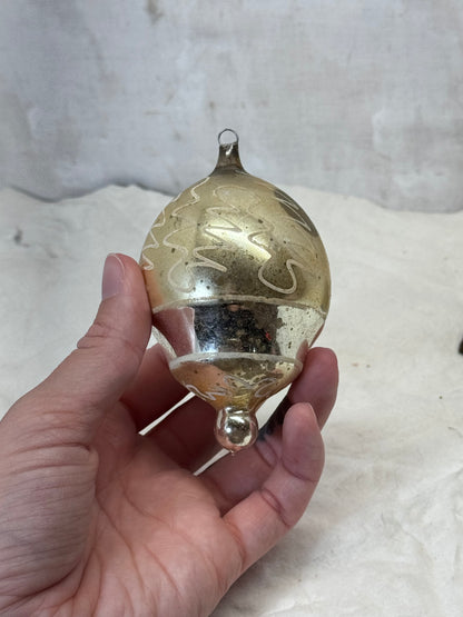 Vintage Christmas Glass Ornament #1795