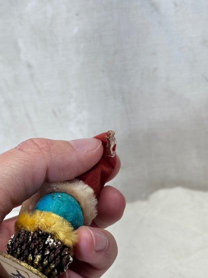 Elf Pixie Gnome Pinecone Christmas Vintage #1881