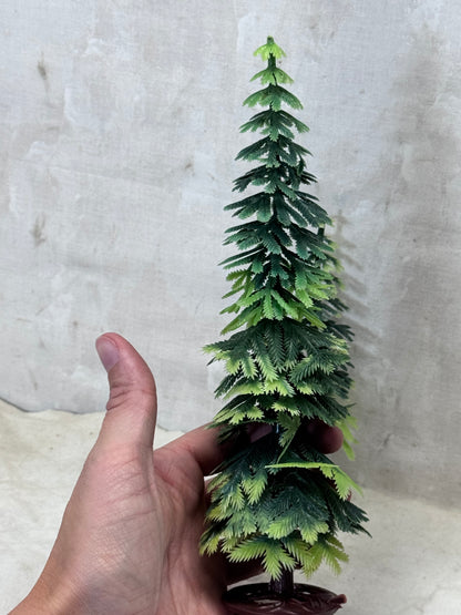Vintage Plastic Christmas Pine Trees #1739