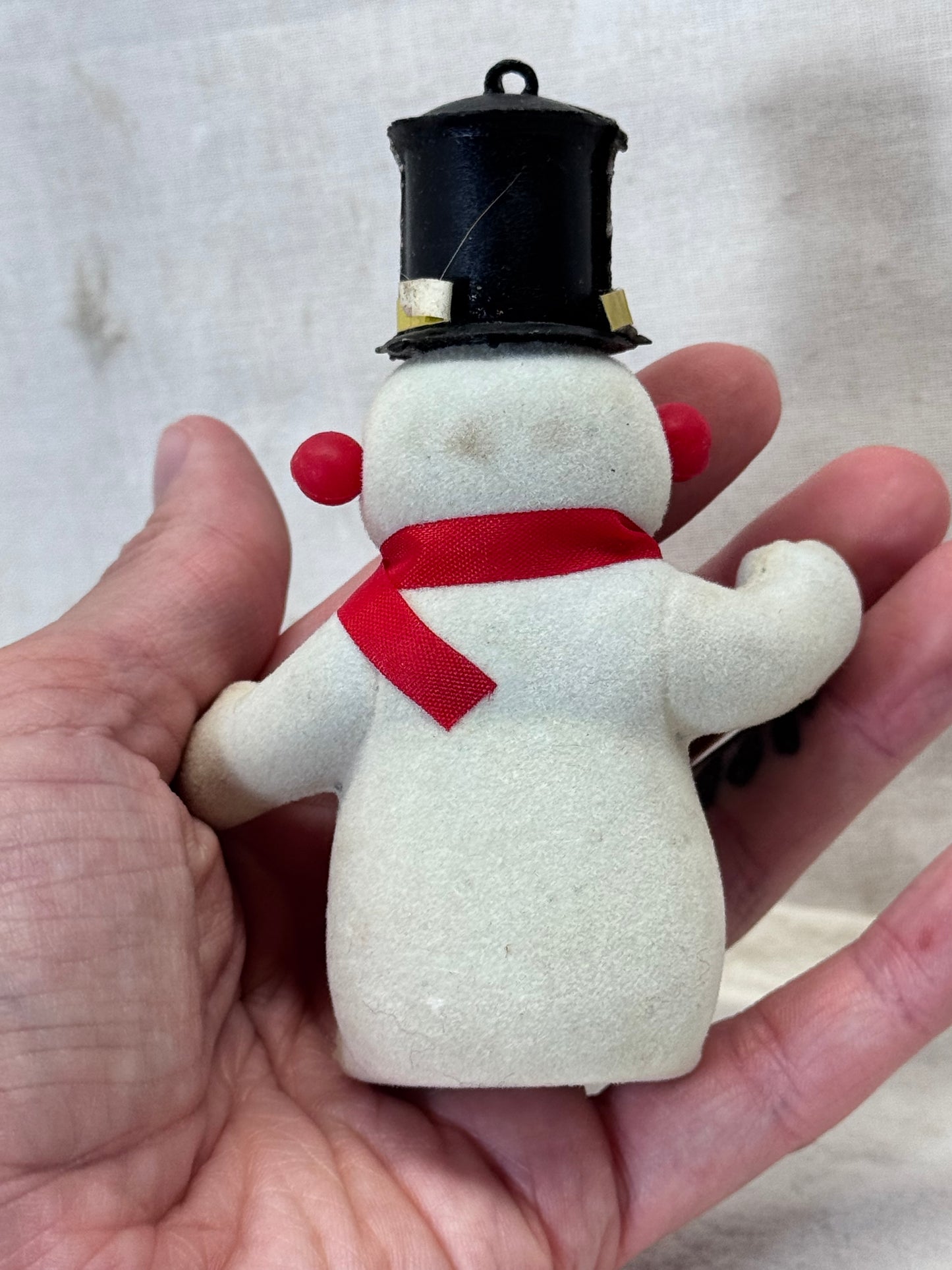 Christmas Felted Snowman Ornament #1998