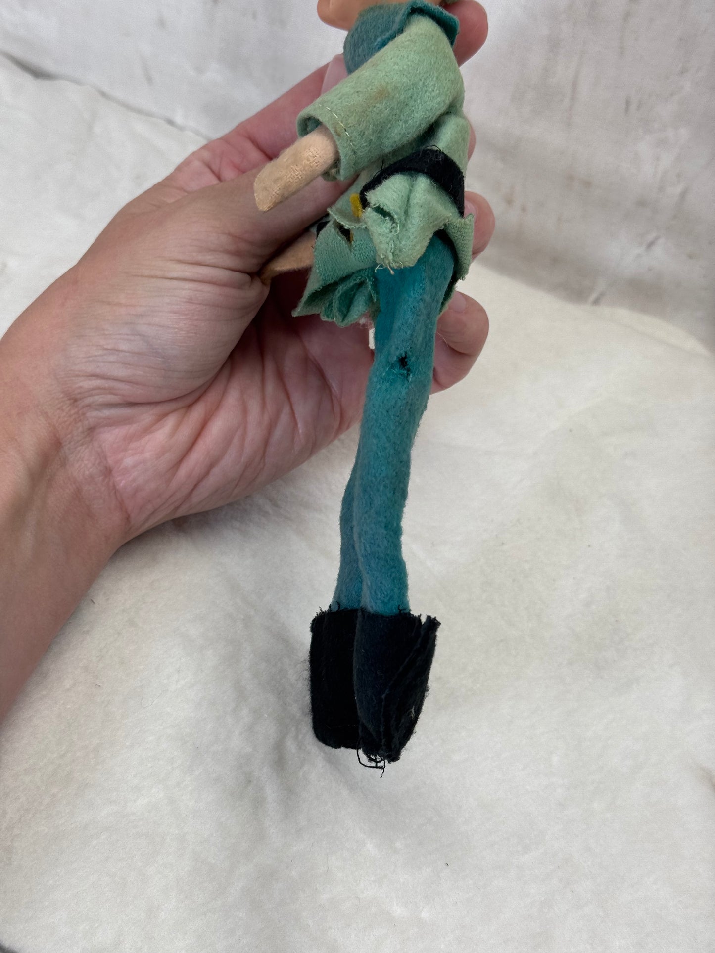 Green Japan Knee Hugger Elf Vintage #1868