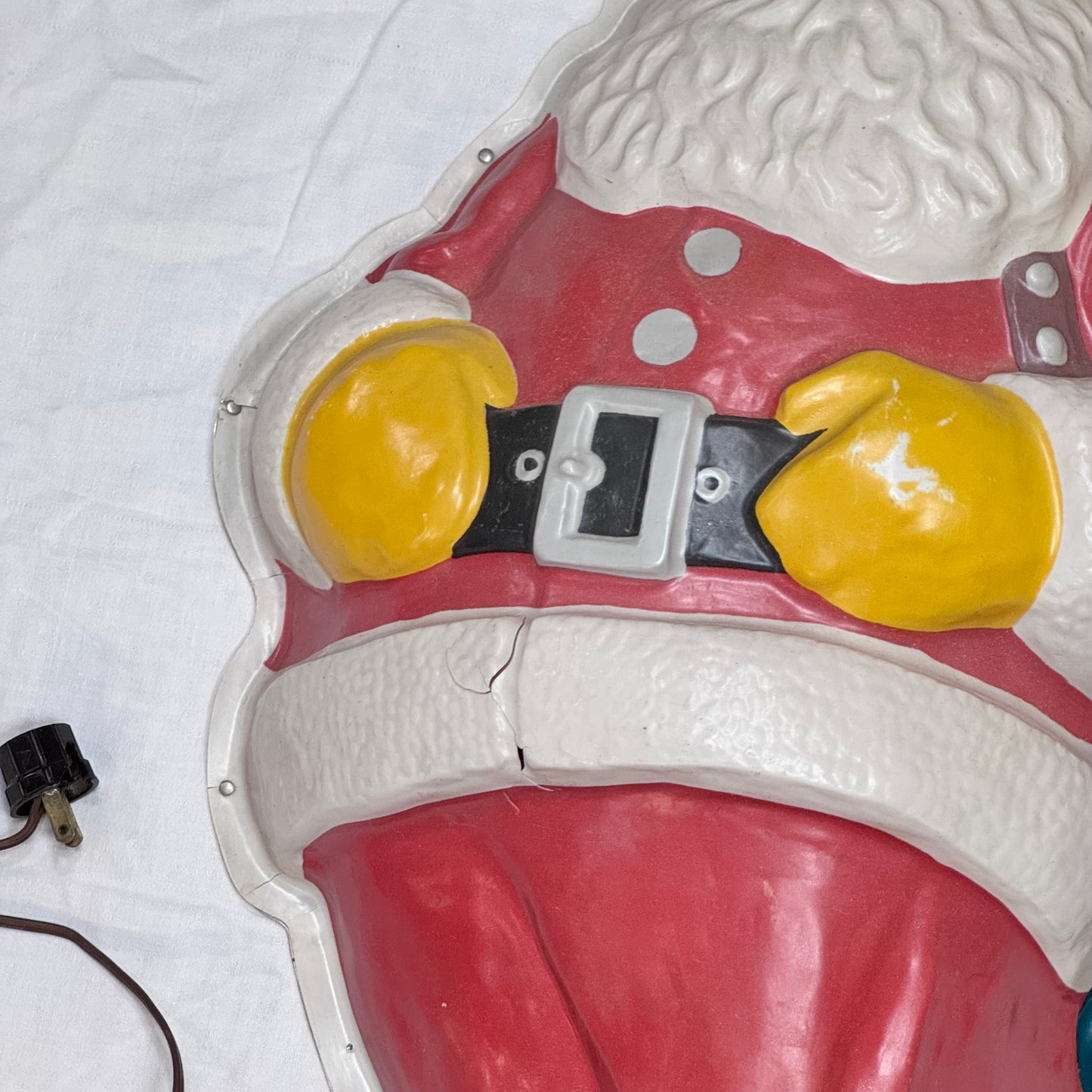 Light-Up Santa Claus Display Vintage 1940s #2188