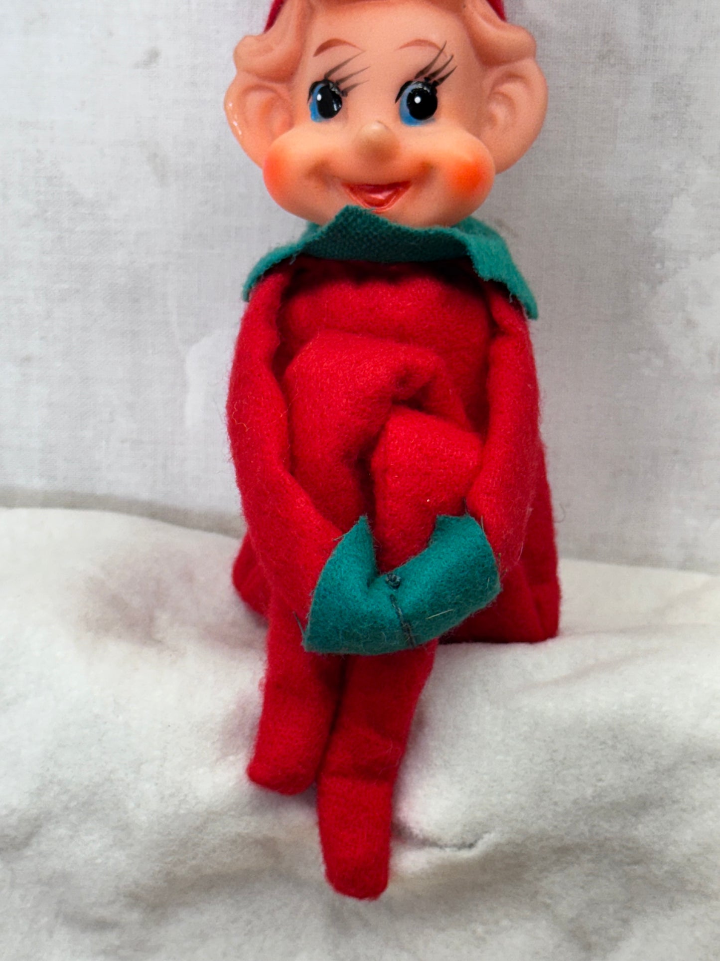 Japan Red Knee Hugger Elf Vintage #1706