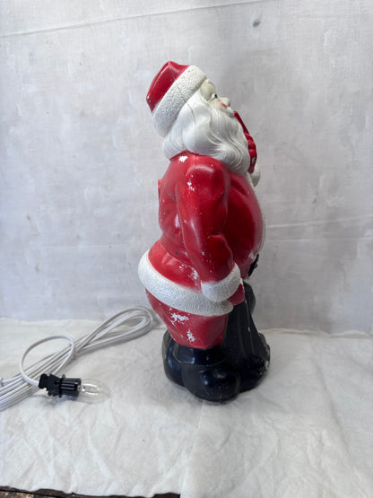 1971 Whispering Santa Claus Blow Mold Vintage #1970
