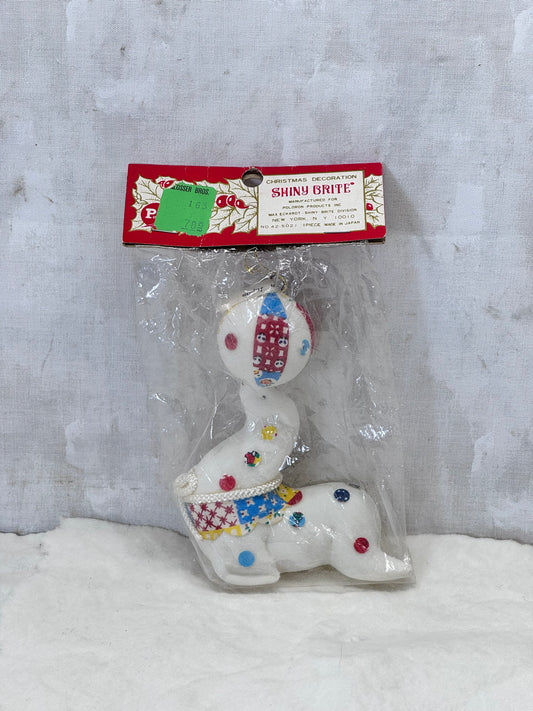 Shiny Brite Seal Ornament Vintage NOS #1867