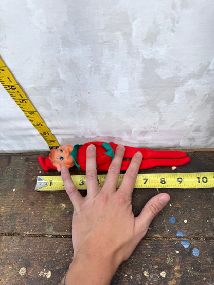 Japan Red Knee Hugger Elf Vintage #1706