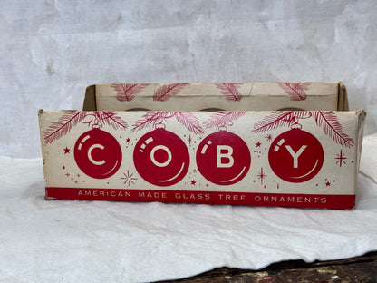 Coby Christmas Ornament Box EMPTY #1975