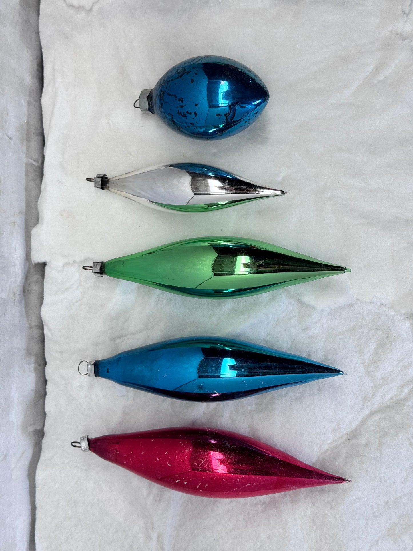 Vintage Glass Christmas Ornaments Bundle of 14 #2087