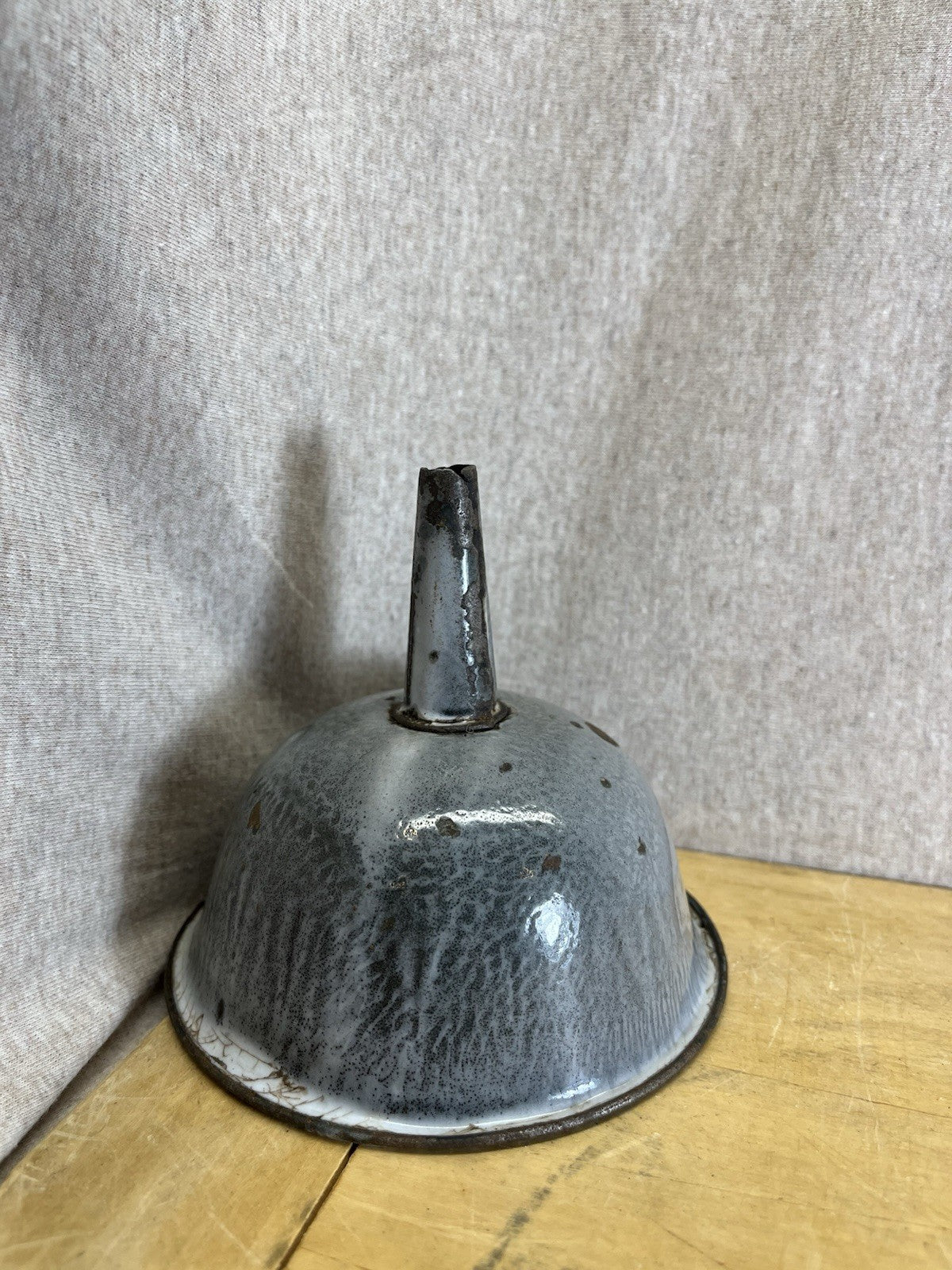 Grey Enamel Funnel