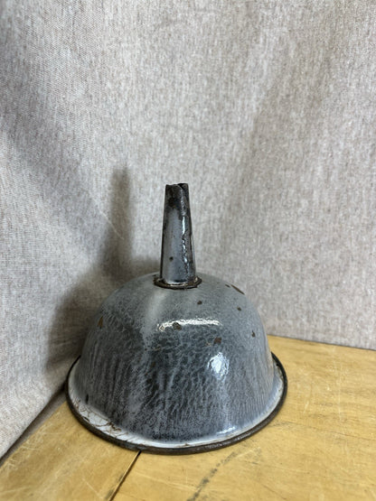 Grey Enamel Funnel