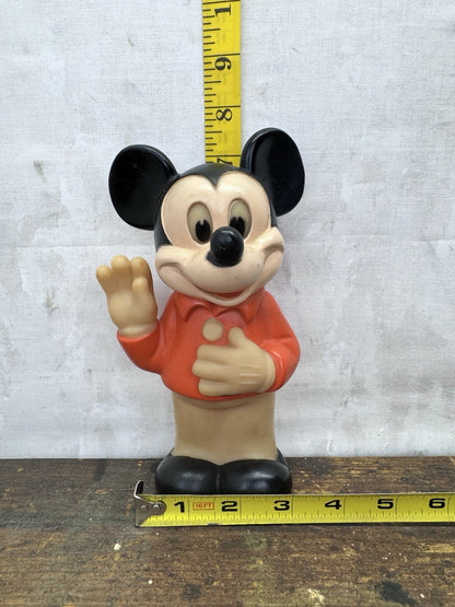 1978 Mickey Mouse Squeeze Toy by Gabriel Cbs Toys #1178
