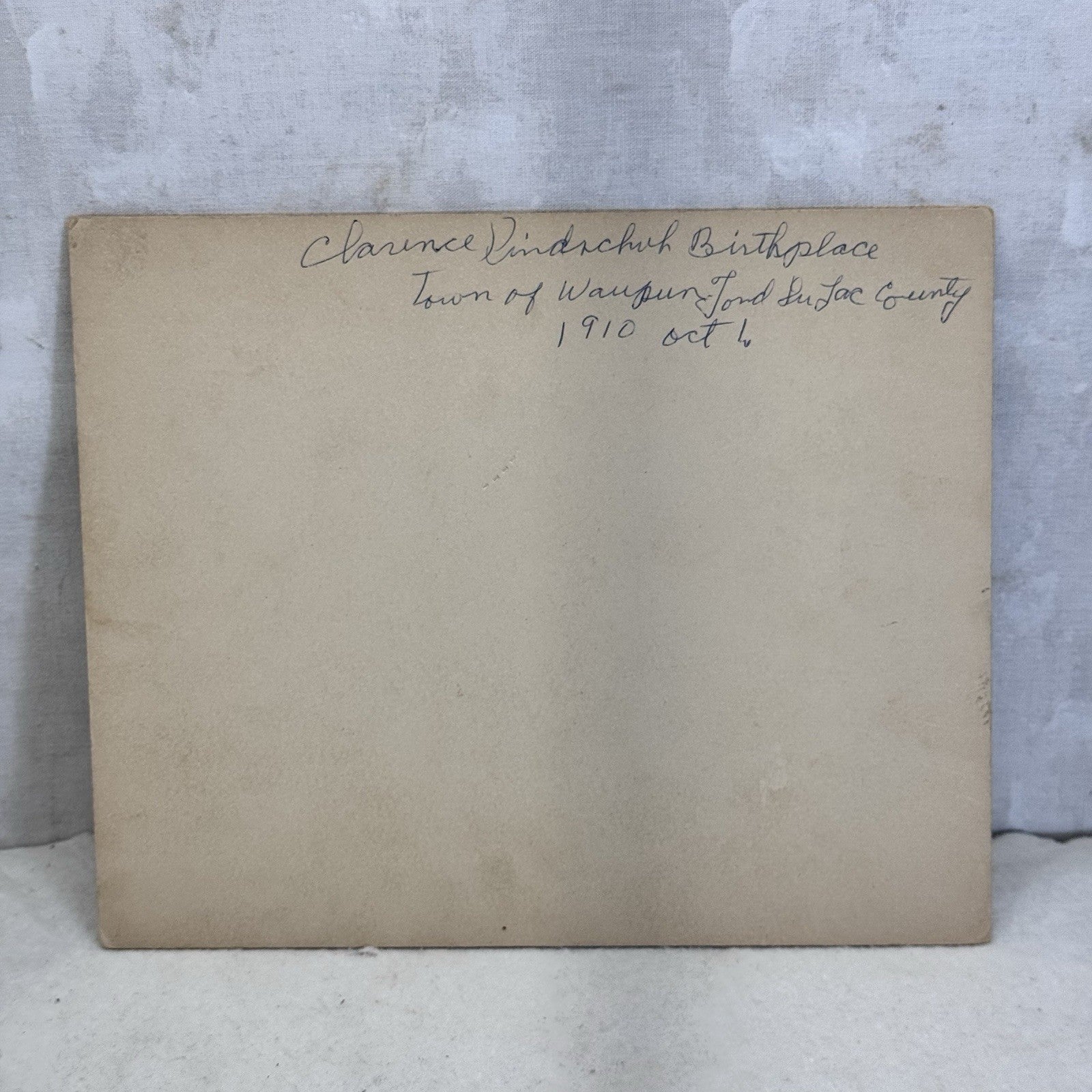 1910 Family Photograph Waupun Wisconsin Antique Historic 