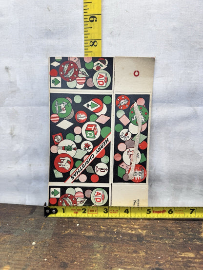 NOS Antique Christmas Candy Box #1348