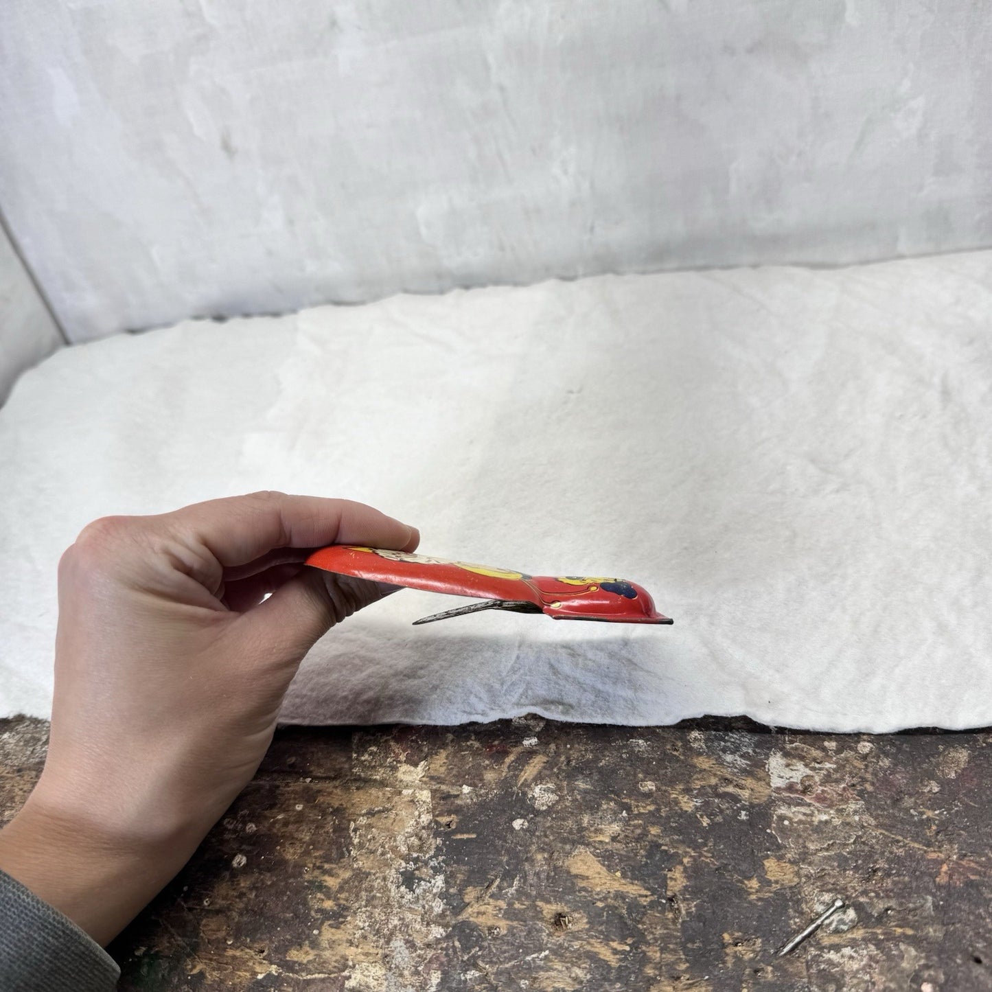 Party Toy Clacker Noise Maker Tin Lithograph Vintage