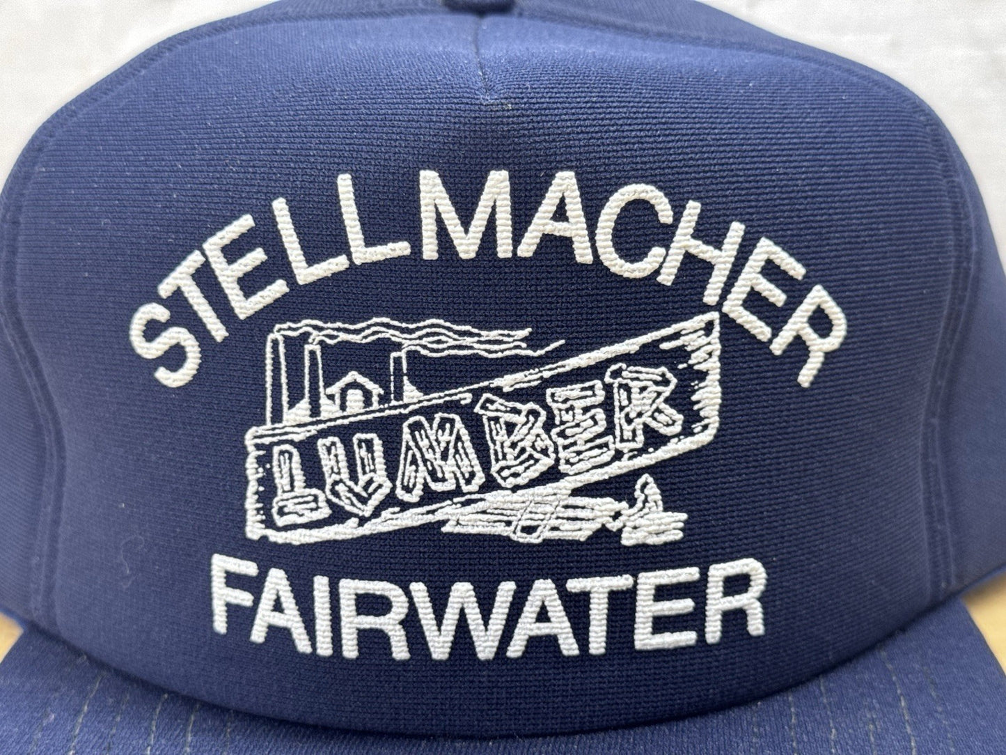 Stellmacher Fairwater Wisconsin Vintage SnapBack Hat NOS #S-1523