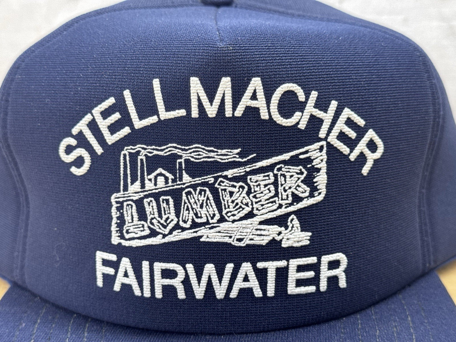 Stellmacher Fairwater Wisconsin Vintage SnapBack Hat NOS #S-1523