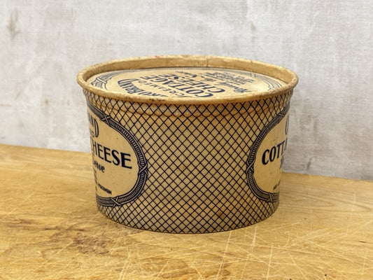 Omro Brand Cottage Cheese Container Oshkosh Wisconsin Vintage #1167
