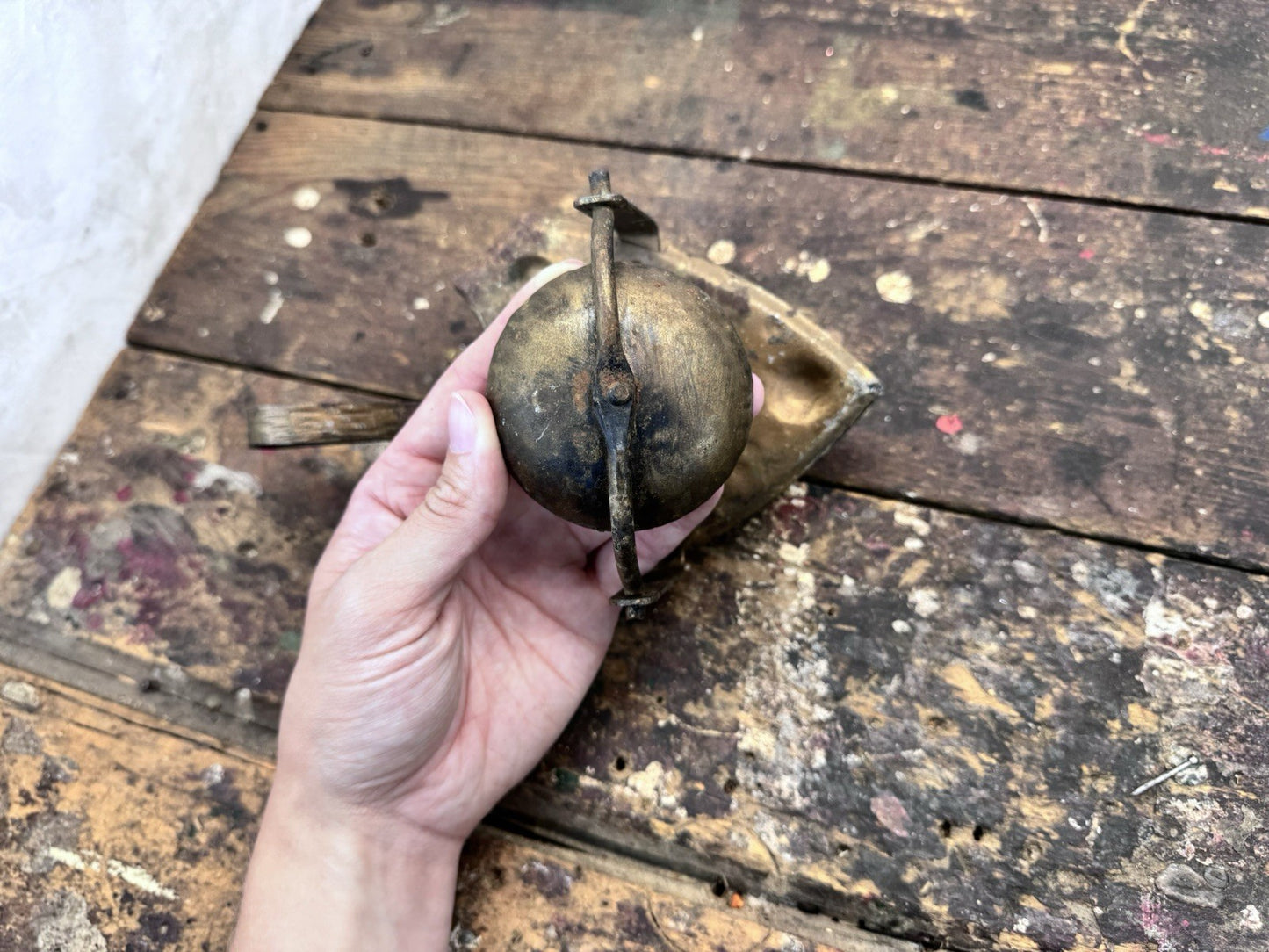 German Antique Ship Candle Holder #1010