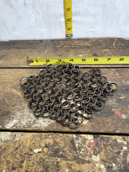 Vintage Metal Chain Mail Pot Scrubber