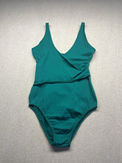 1990s Women’s Green Knit Sleeveless Body Suit