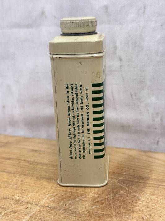 Talc For Men Vtg Powder Tin #1368