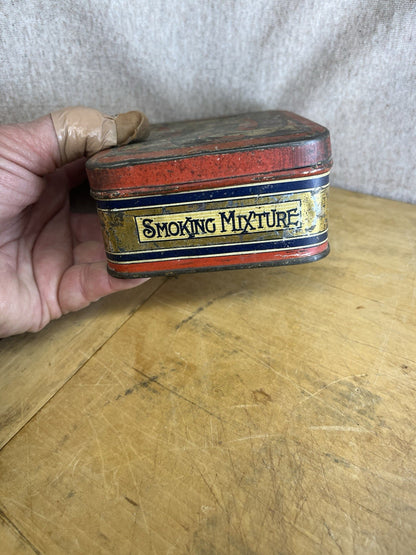 Erzingers Smoking Mixture Empty Vintage Tobacco Tin