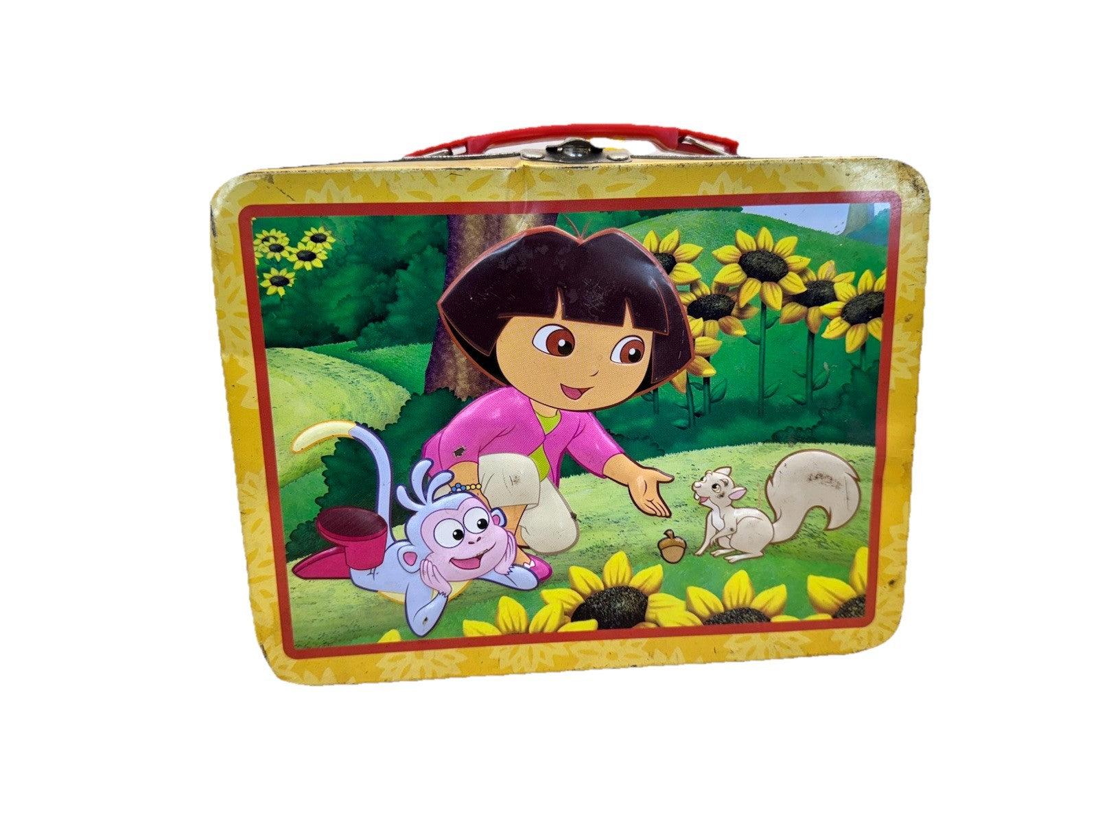 Dora The Explorer Lunch Box Tin Vintage #1497