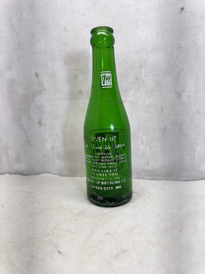 Vintage 7UP Bottle Green