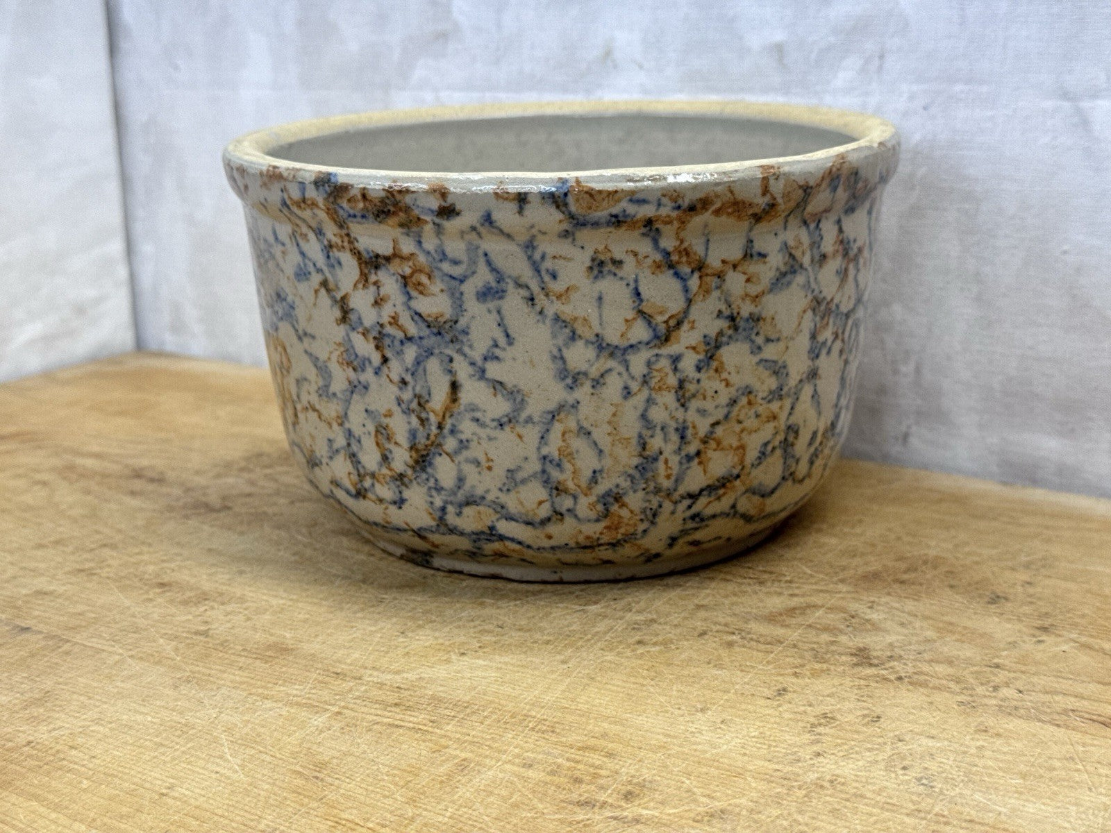 Redwing 7” Spongeware Bowl vintage #1144