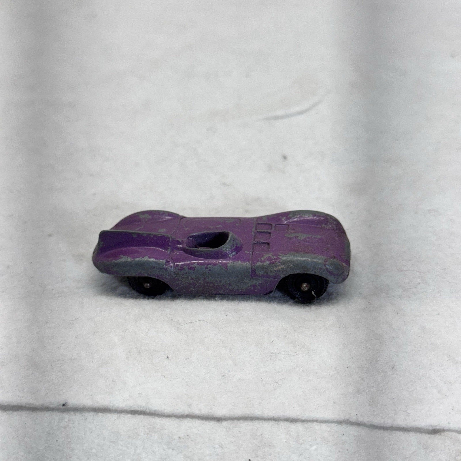 Vintage Tootsie Toy Jaguar Car Purple