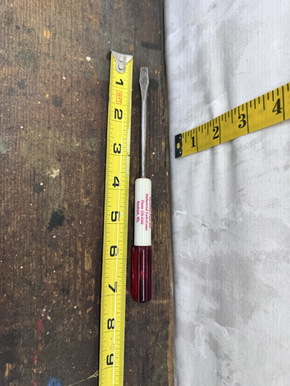 Kok Oil Co. Randolph Wisconsin Advertisement Screwdriver Vintage #1271