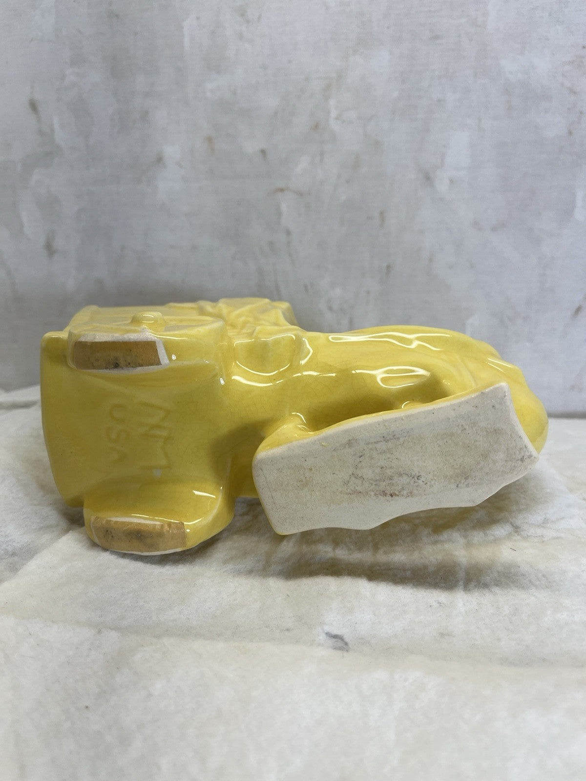 McCoy Yellow Duck Planter Vintage 