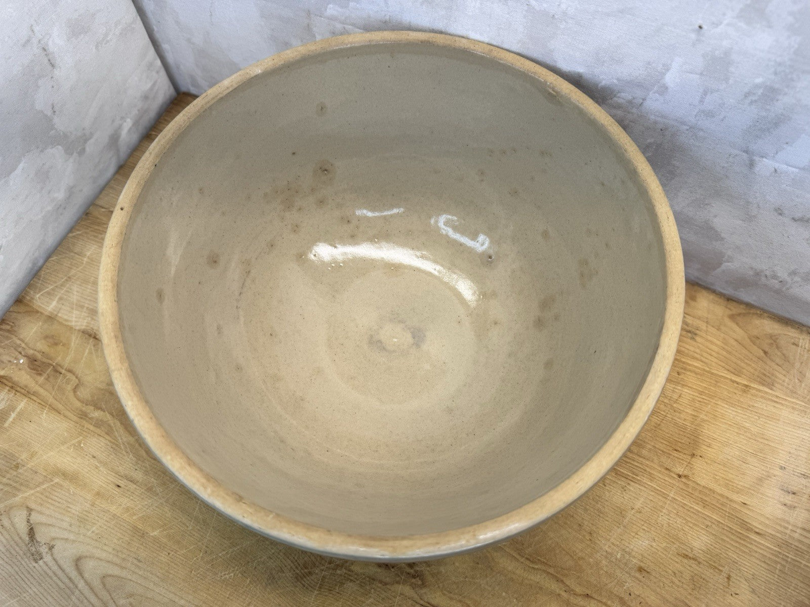 Stoneware Bowl Antique #1311
