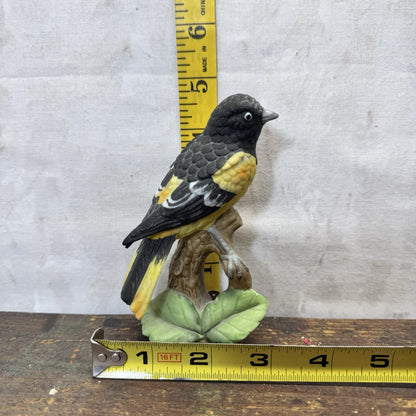 Lefton Porcelain Oriole Bird Figurine Japan Vintage