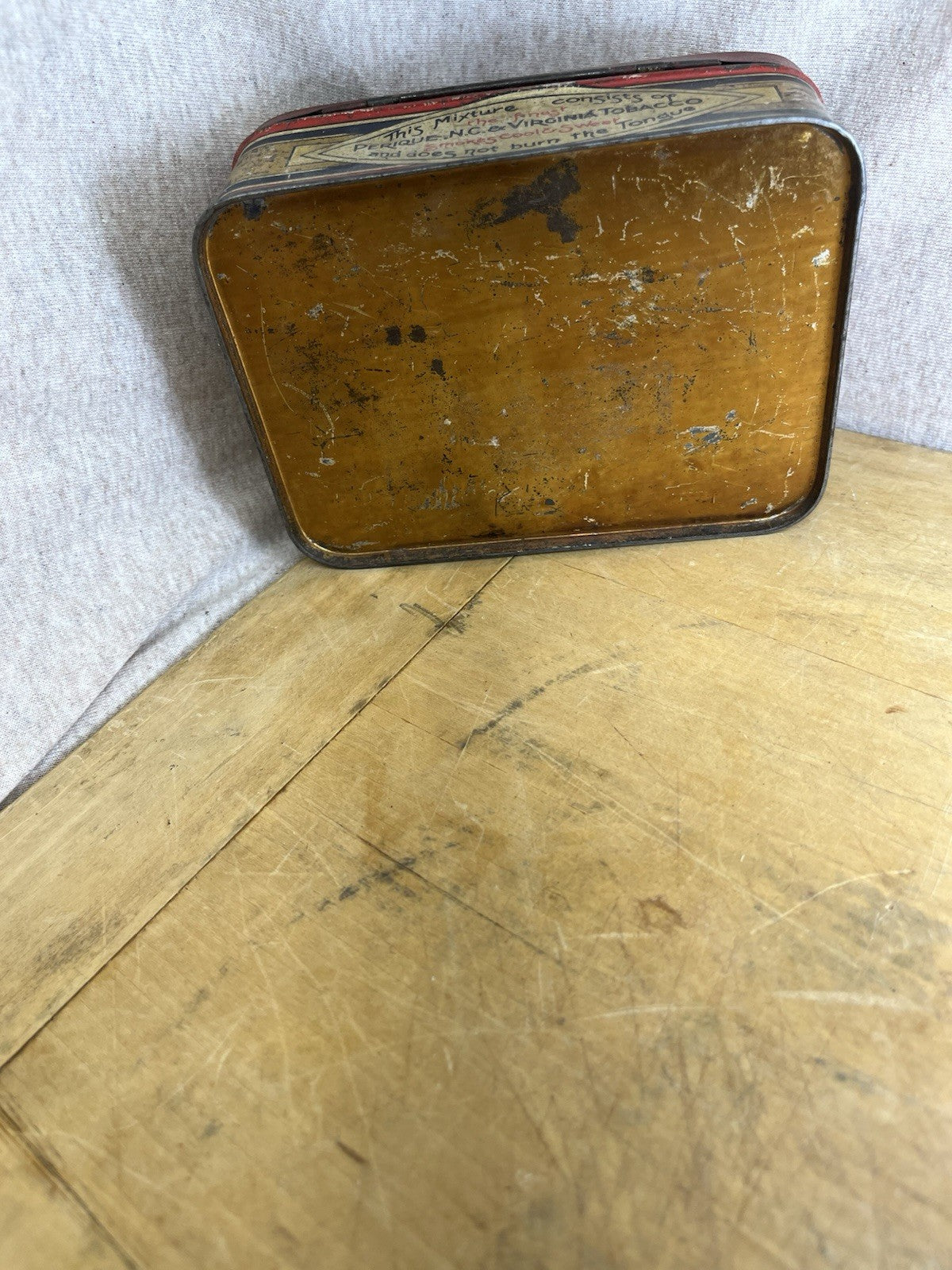 Erzingers Smoking Mixture Empty Vintage Tobacco Tin