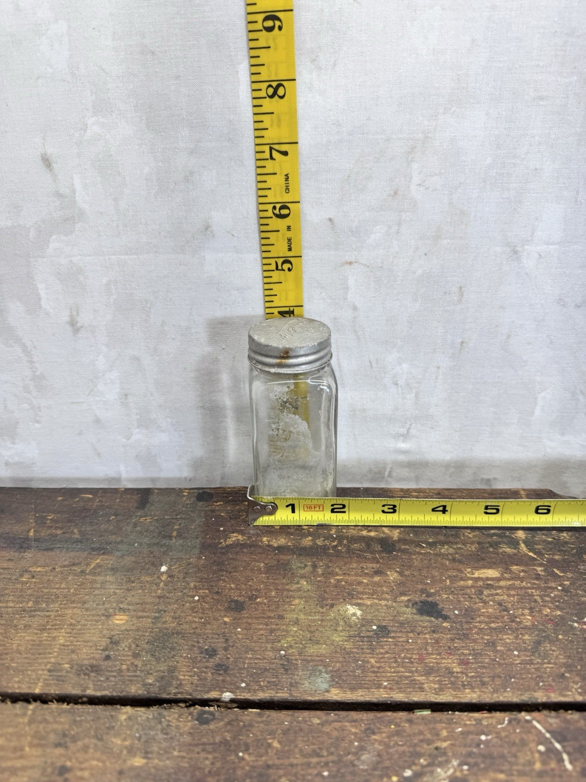 Rawleighs Vintage Glass Bottle Aluminum Cap 